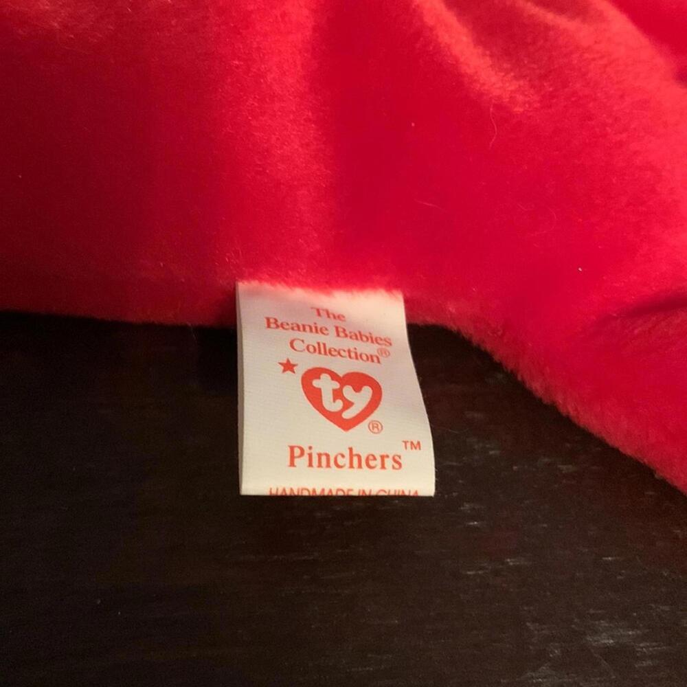 🍁Ty beanie babies Pinchers Lobster DOB 6/19/93 - Picture 3 of 12